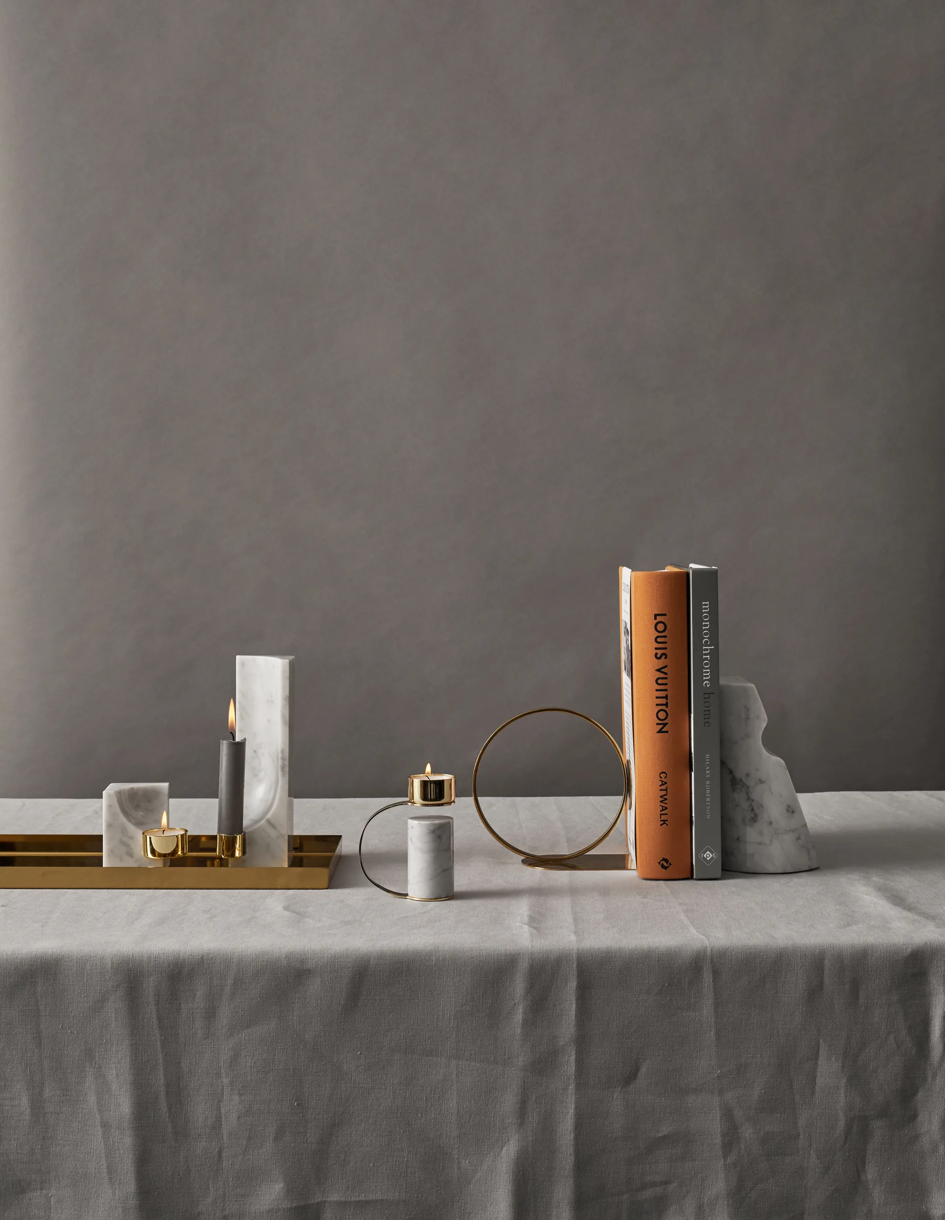 Book Ring βιβλιοστάτης 15 εκ., ορείχαλκος Cooee Design