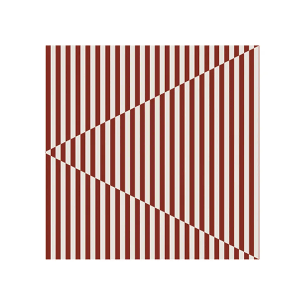 Broken Lines χαρτοπετσέτες 33x33 Συσκευασία 20 τεμαχίων, Μούρο-λευκό Cooee Design