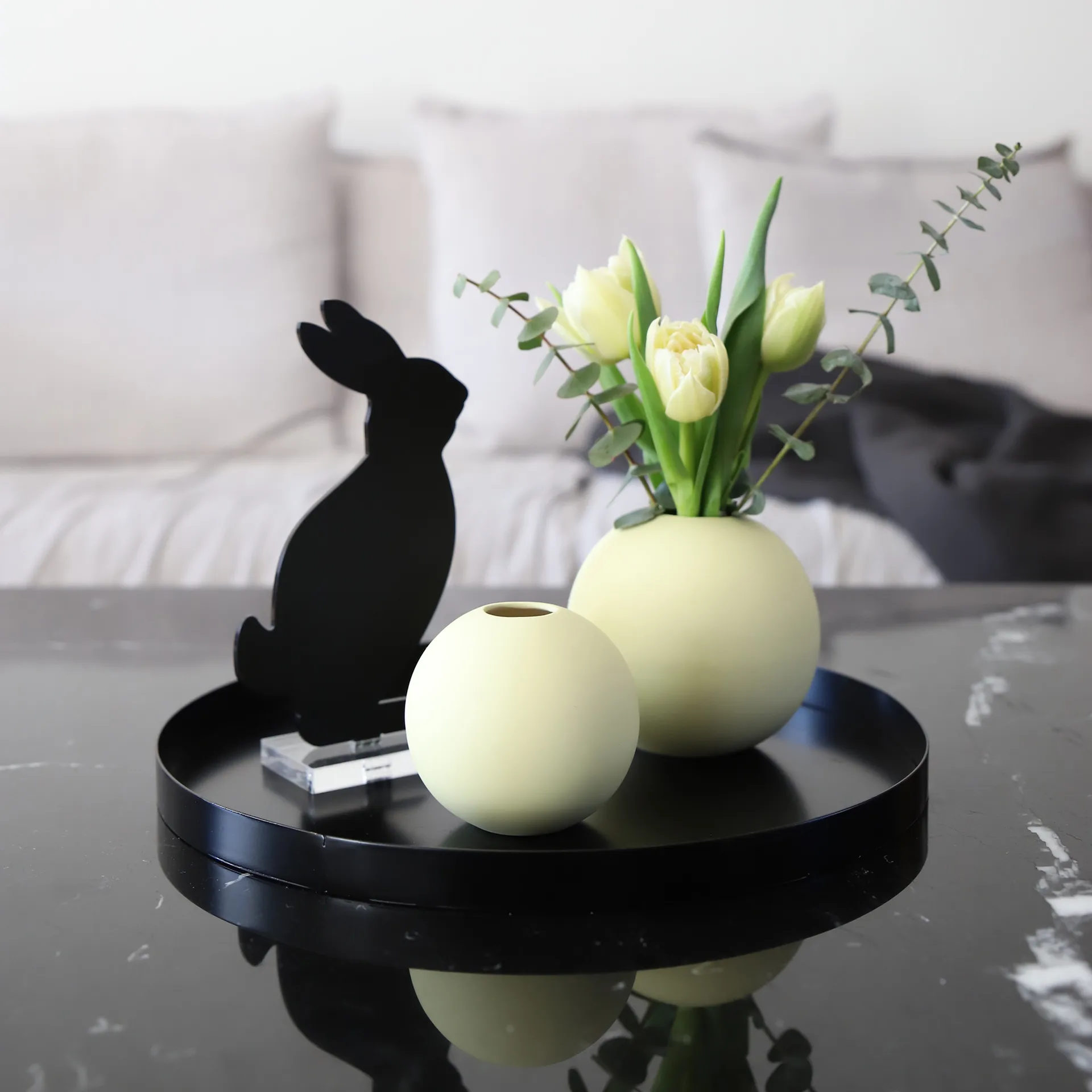 Cooee δίσκος στρογγυλός 30 cm, μαύρο Cooee Design