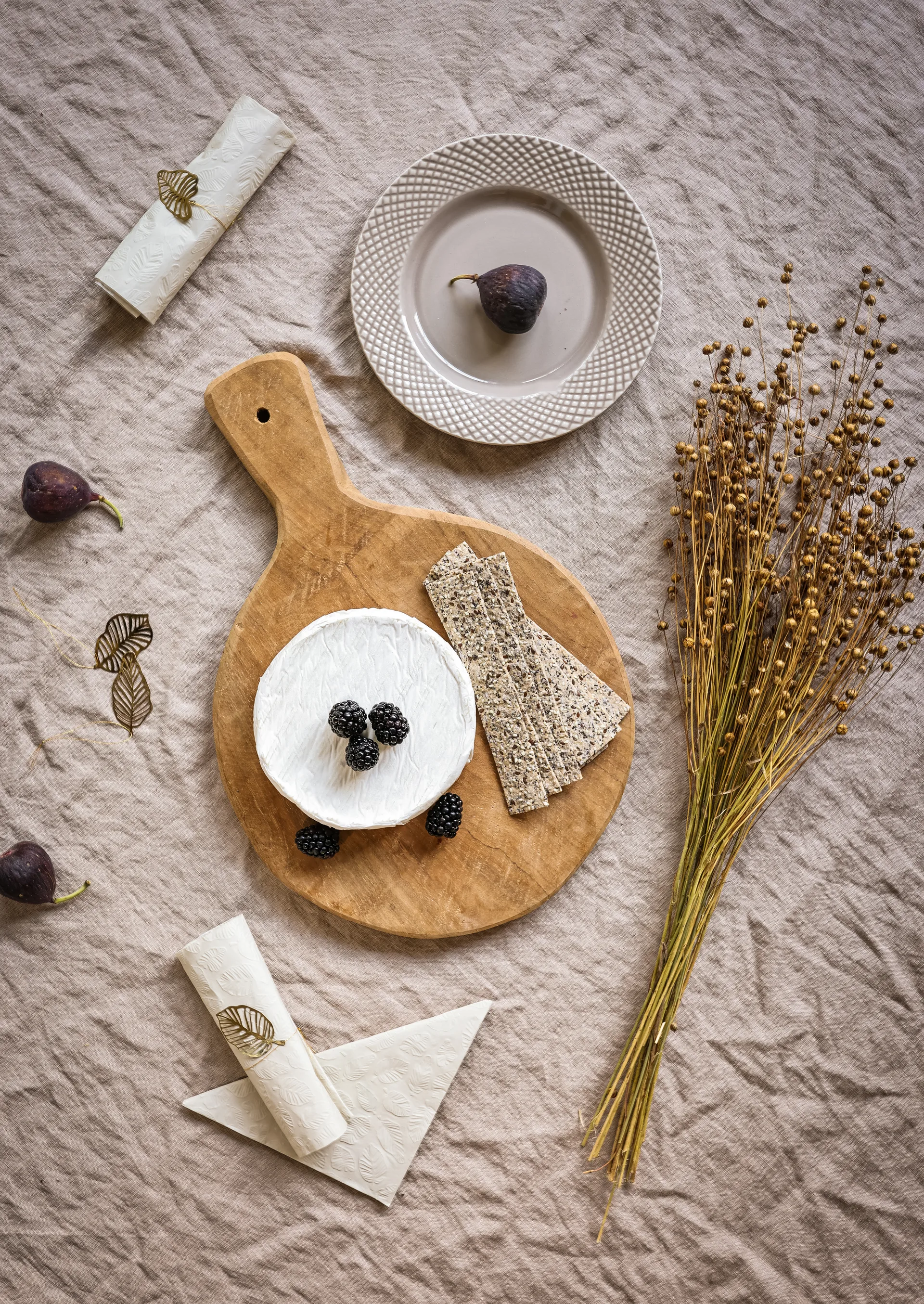 Cooee Leaf χαρτοπετσέτες 33x33 cm Συσκευασία 20 τεμαχίων, Κοχύλι Cooee Design