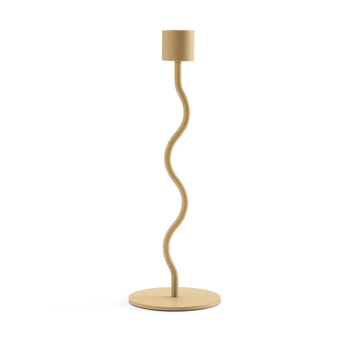 Curved κηροπήγιο 23 εκ - Peanut - Cooee Design