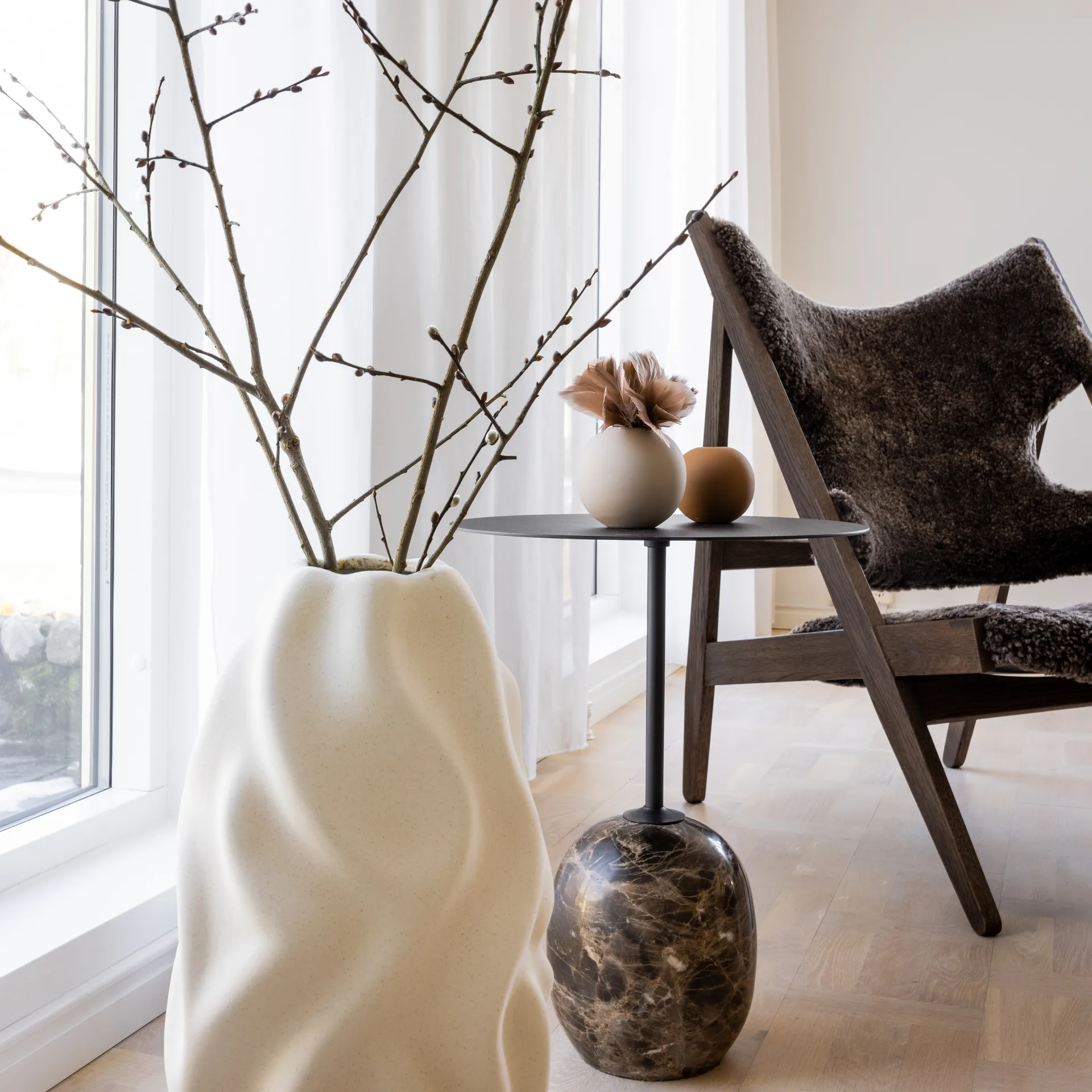 Drift βάζο 55 cm, Βανίλια Cooee Design