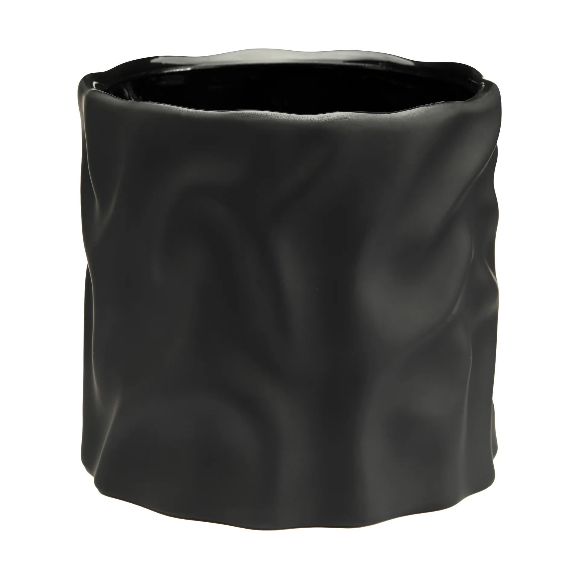 Drift desert γλάστρα, Μαύρο, μεσαίο Ø17,5 εκ. Cooee Design