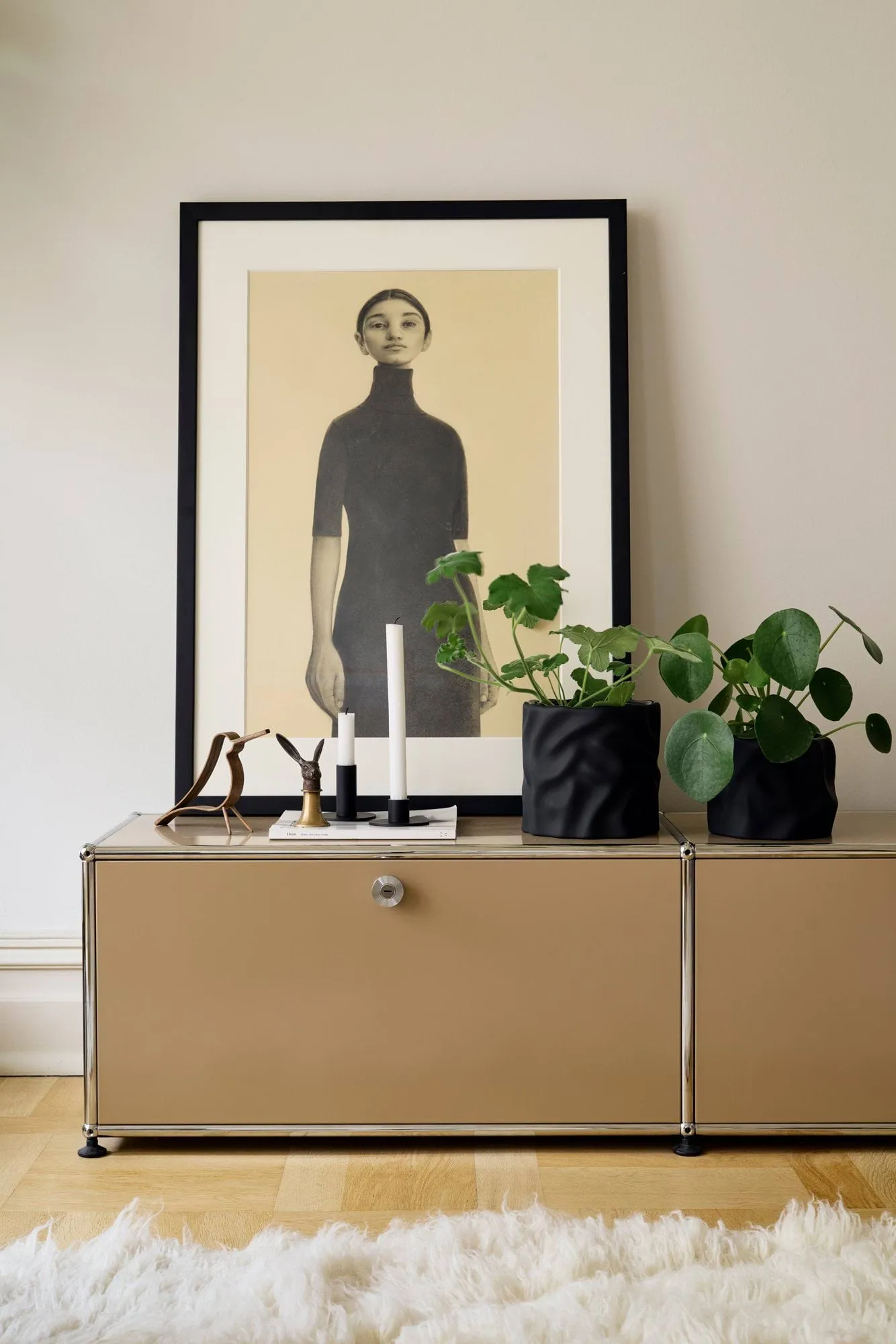 Drift desert γλάστρα, Μαύρο, μεσαίο Ø17,5 εκ. Cooee Design