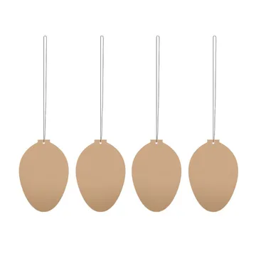 Easter Deco πασχαλινό αυγό διακόσμηση 4-pack - Café au lait - Cooee Design