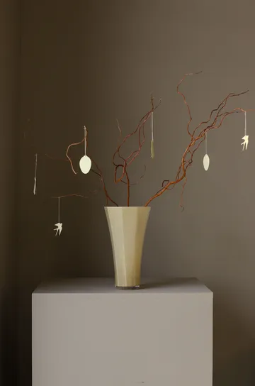 Easter Deco Πασχαλινό διακοσμητικό πουλί κρεμαστό 4-pack - Light yellow - Cooee Design