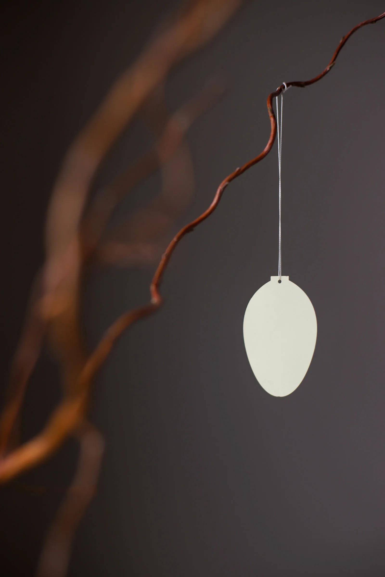 Easter Deco πασχαλινό αυγό διακόσμηση 4-pack, Light yellow Cooee Design