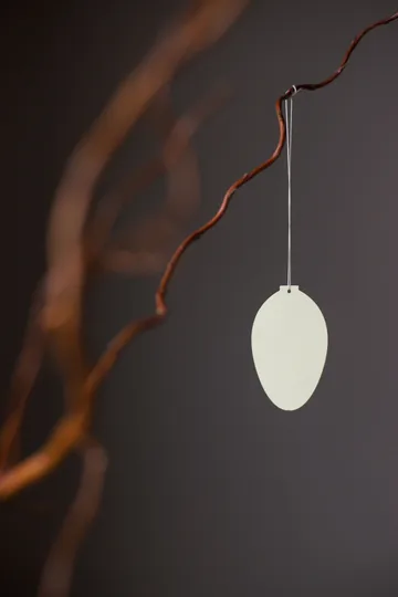 Easter Deco πασχαλινό αυγό διακόσμηση 4-pack - Light yellow - Cooee Design