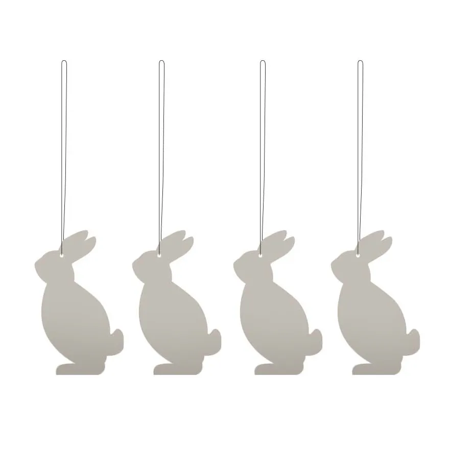 Easter Deco λαγός πασχαλινό κρεμαστό 4-pack, Sand Cooee Design