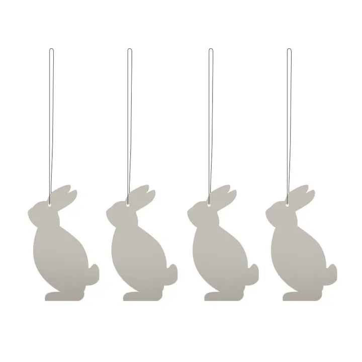 Easter Deco λαγός πασχαλινό κρεμαστό 4-pack - Sand - Cooee Design