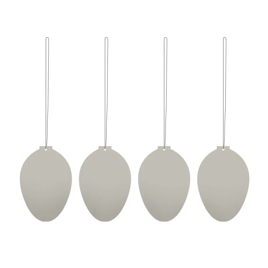 Easter Deco πασχαλινό αυγό διακόσμηση 4-pack, Sand Cooee Design