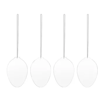 Easter Deco πασχαλινό αυγό διακόσμηση 4-pack - White - Cooee Design