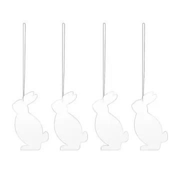 Easter Deco λαγός πασχαλινό κρεμαστό 4-pack - White - Cooee Design