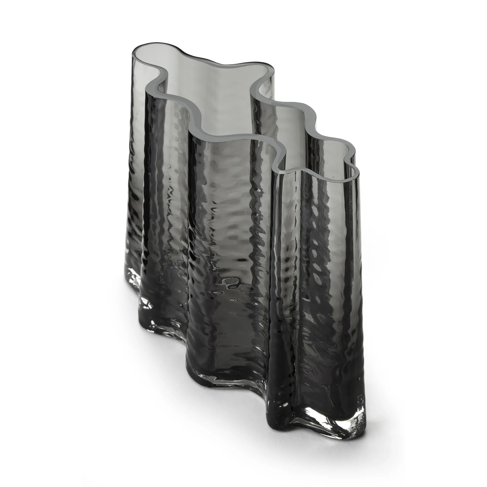 Gry φαρδύ βάζο 24 cm, Φιμέ Cooee Design