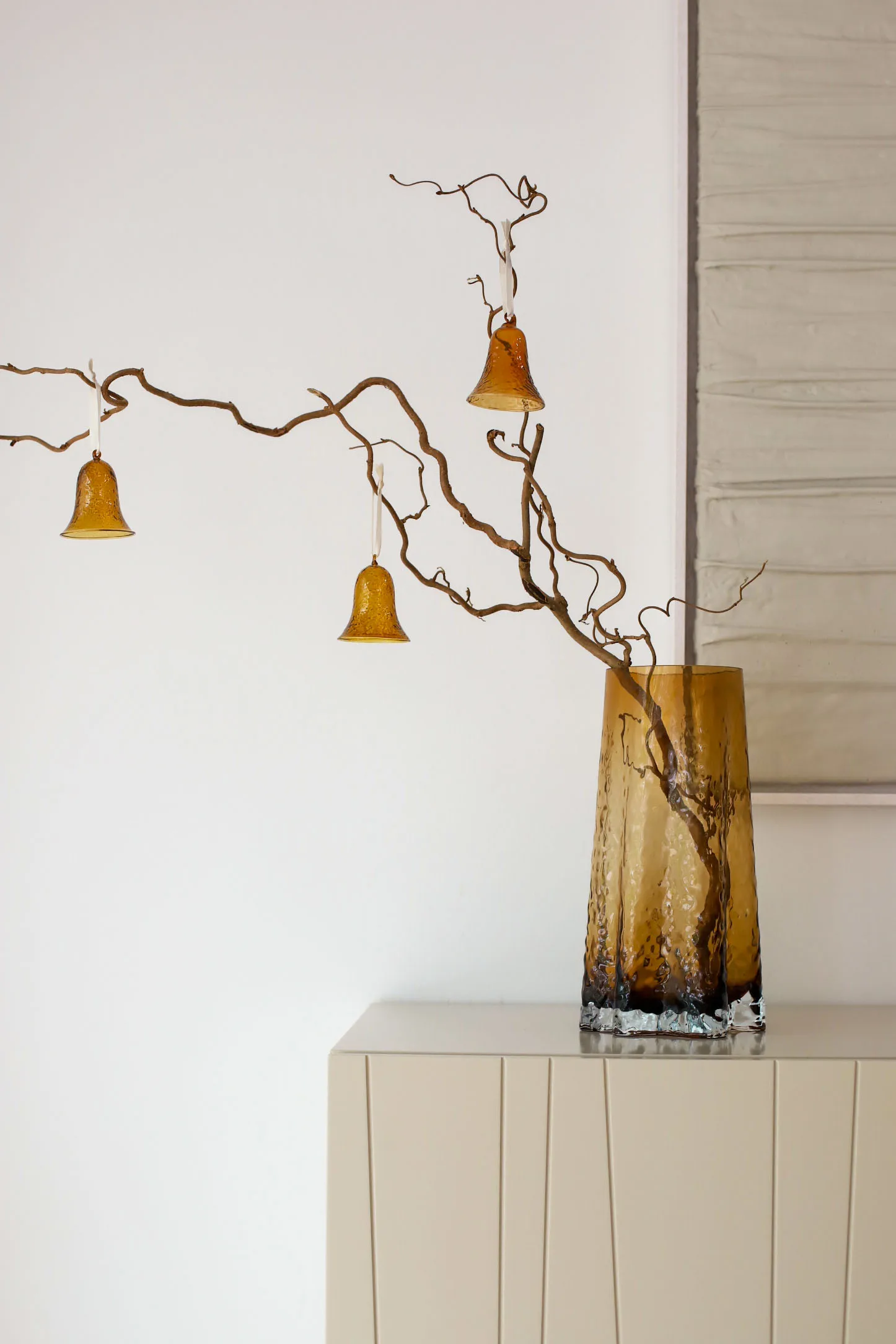 Gry bell ρολόι 8 εκ., Cognac Cooee Design