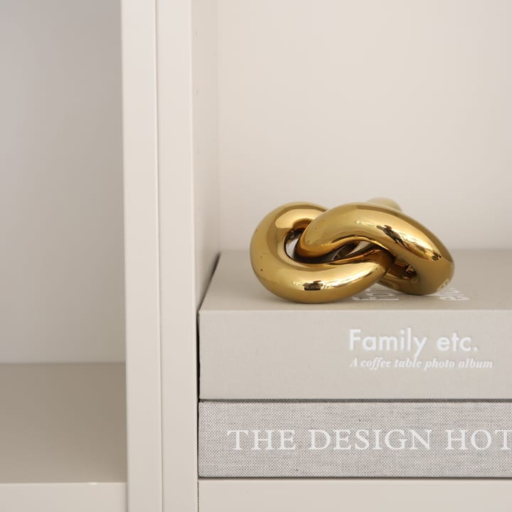 Knot Table μικρό διακοσμητικό, Light Gold Cooee Design