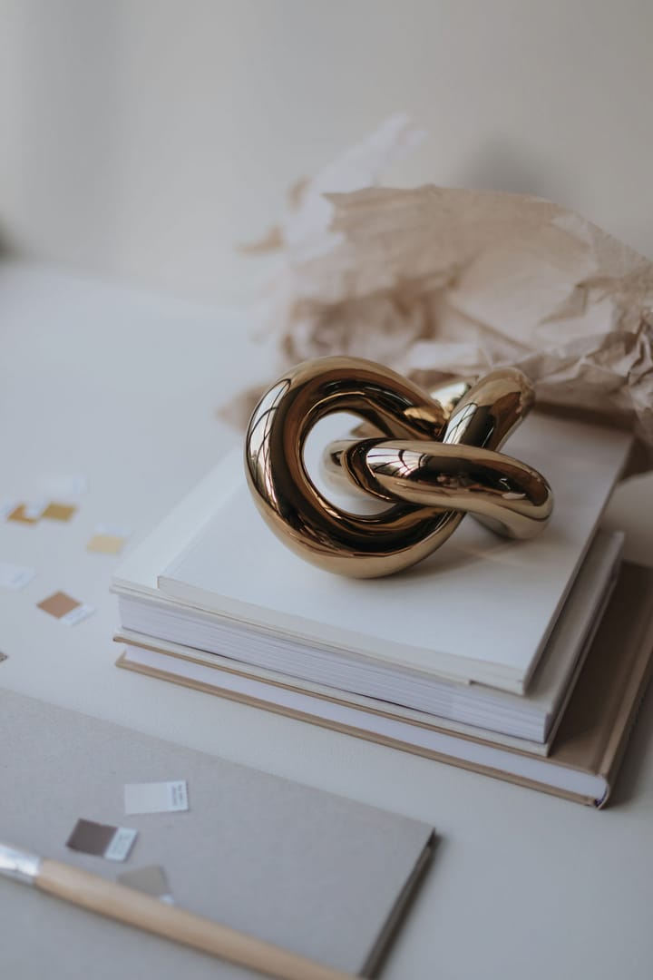 Knot Table μικρό διακοσμητικό, χρυσαφί Cooee Design