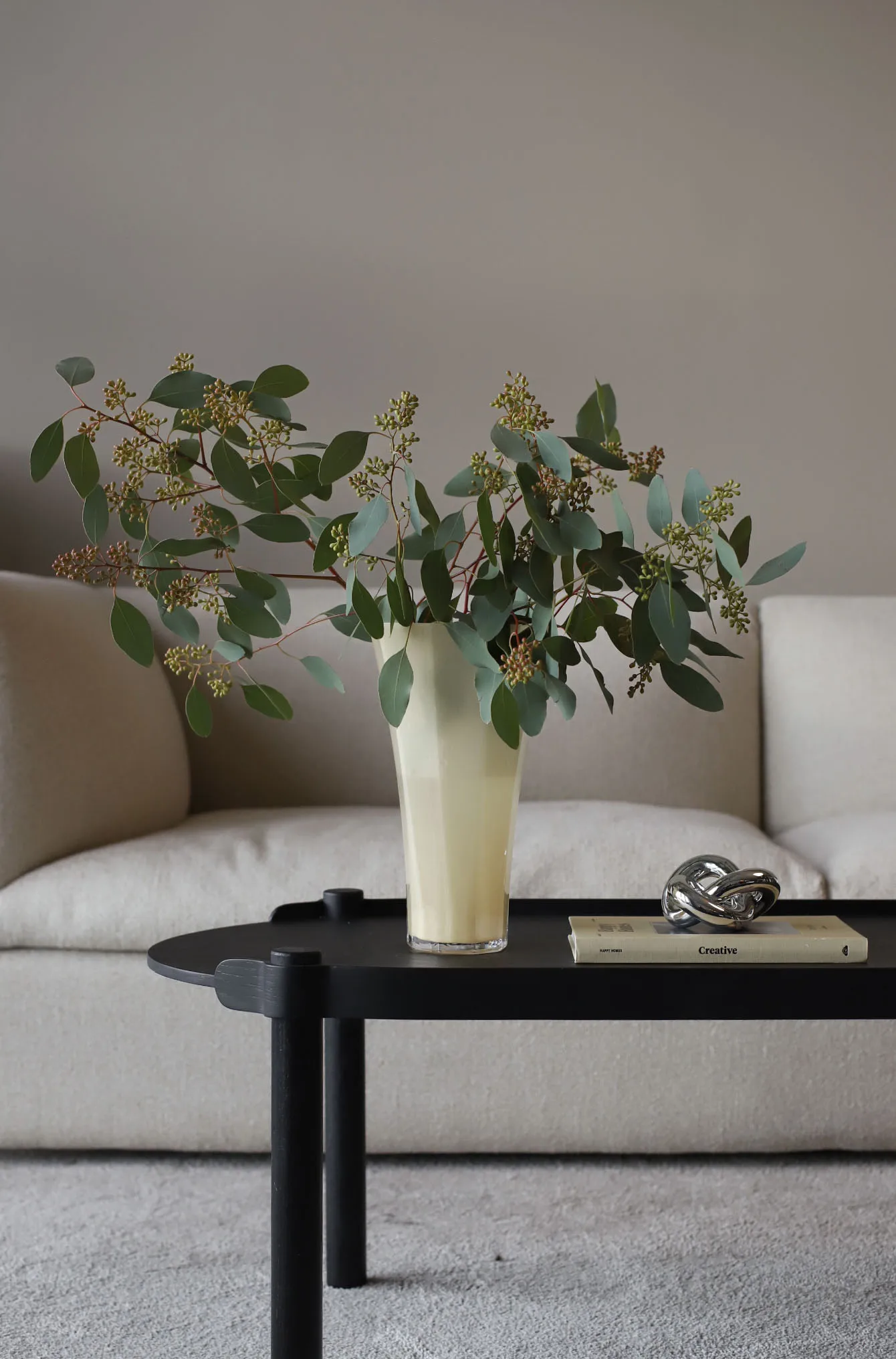 Liliané βάζο 18 εκ., Butter yellow Cooee Design