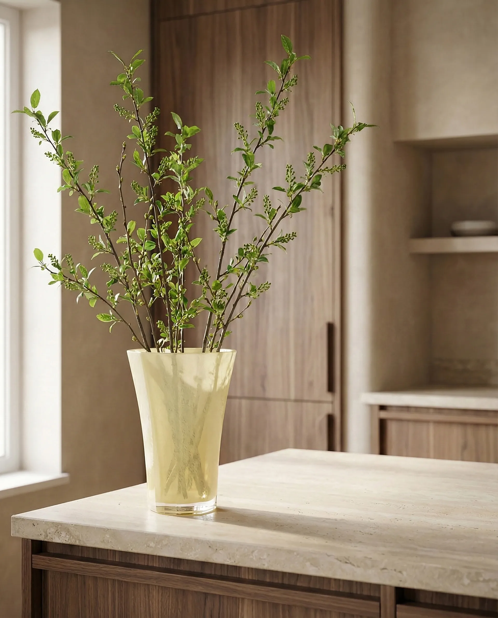 Liliané βάζο 28 εκ., Butter yellow Cooee Design