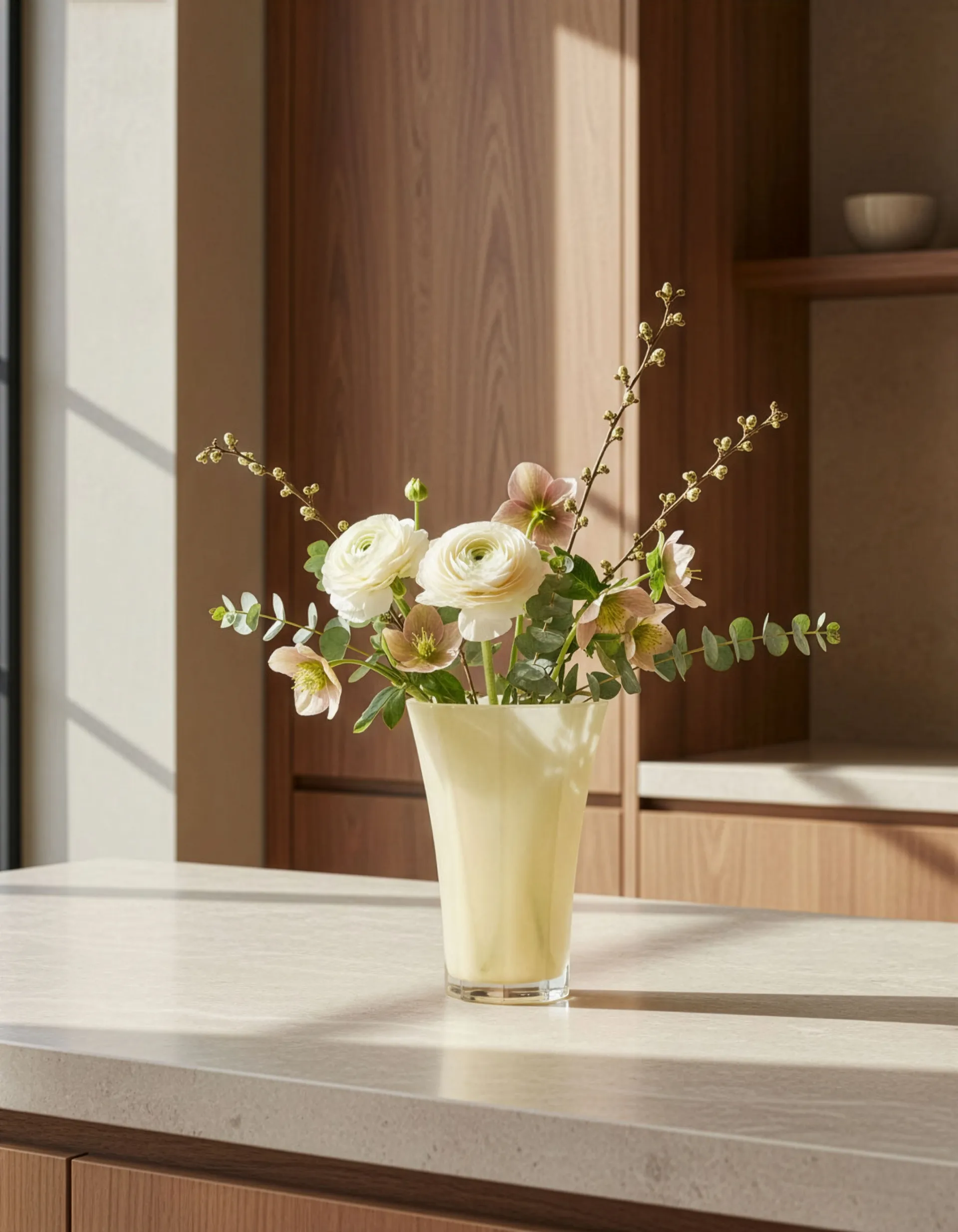 Liliané βάζο 28 εκ., Butter yellow Cooee Design