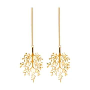 Mistletoe κρεμαστό στολίδι 2 τεμ. - Ορείχαλκος 20 εκ. - Cooee Design