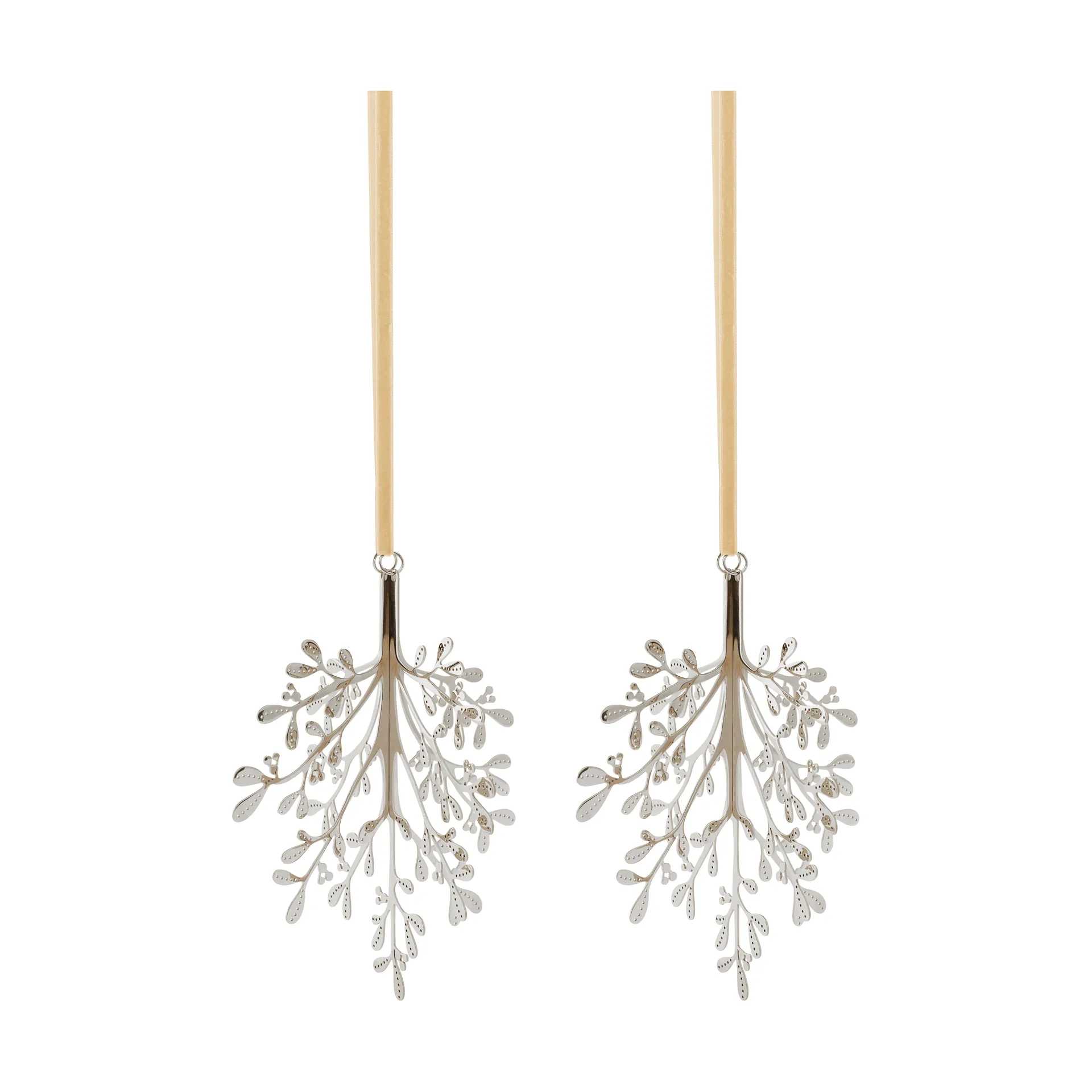 Mistletoe κρεμαστό στολίδι 2 τεμ., Ανοξείδωτος χάλυβας, 20 εκ. Cooee Design