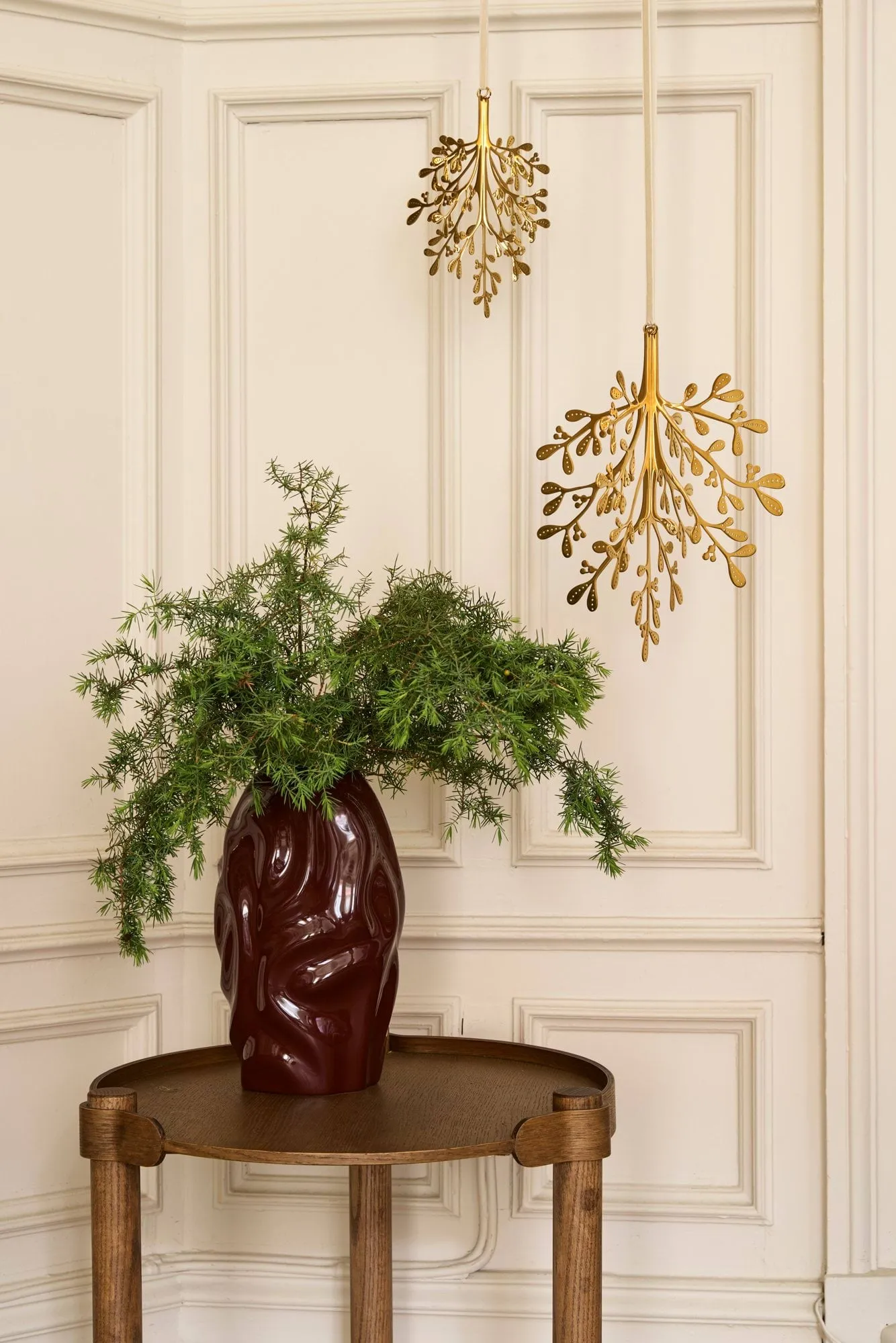 Mistletoe κρεμαστό στολίδι 2 τεμ., Ορείχαλκος, 29 εκ. Cooee Design