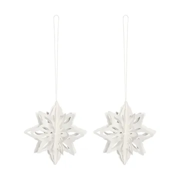 Χάρτινο διακοσμητικό κρεμαστό Paper Nova star 2 τεμαχίων - Natural - Cooee Design