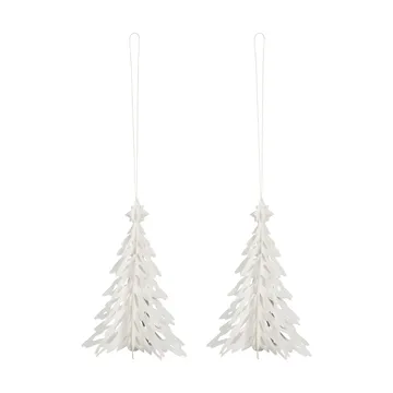 Χάρτινο διακοσμητικό κρεμαστό Paper Pinetree 2 τεμαχίων - Natural - Cooee Design