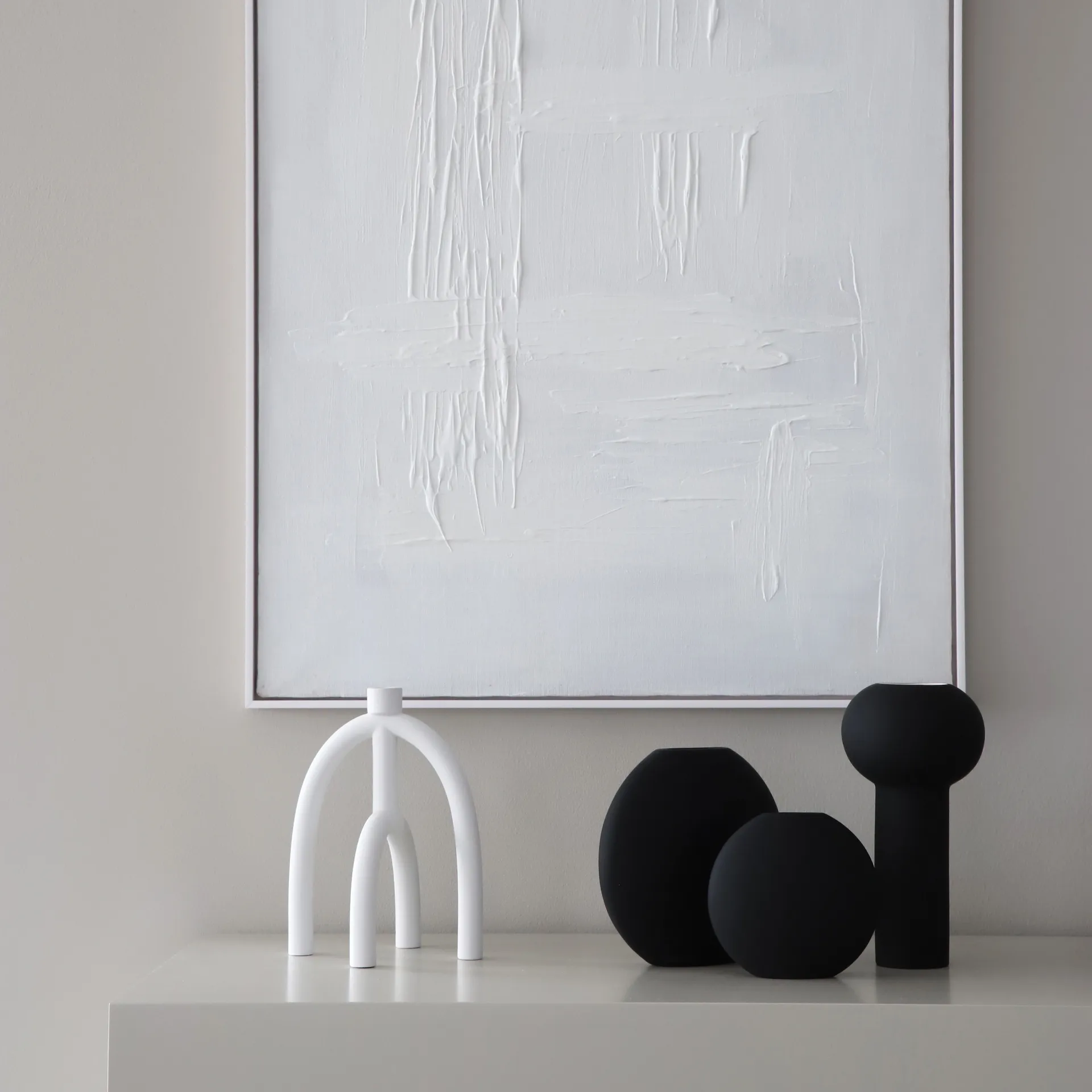 Pillar βάζο 24 cm, Μαύρο Cooee Design