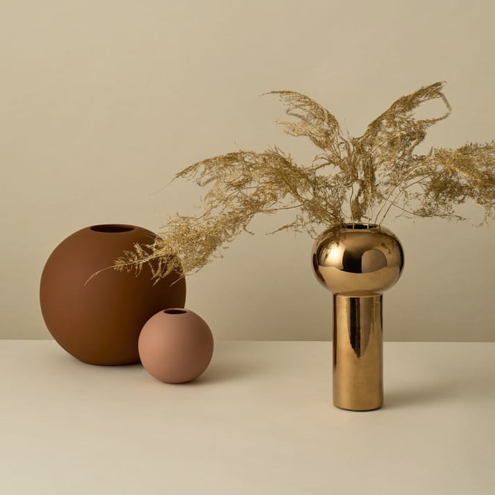 Pillar βάζο 24 cm, Χρυσαφί Cooee Design