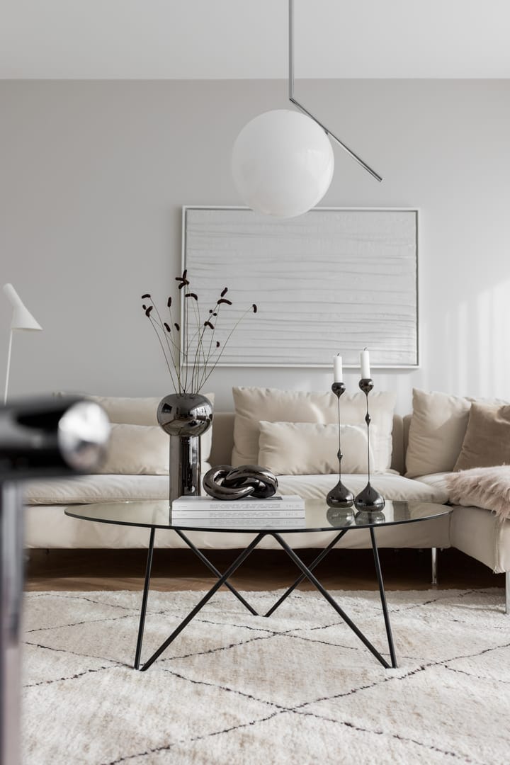 Pillar βάζο 32 cm, Σκούρο Ασημί Cooee Design