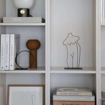 Ruth γλυπτό - μαύρο - Cooee Design