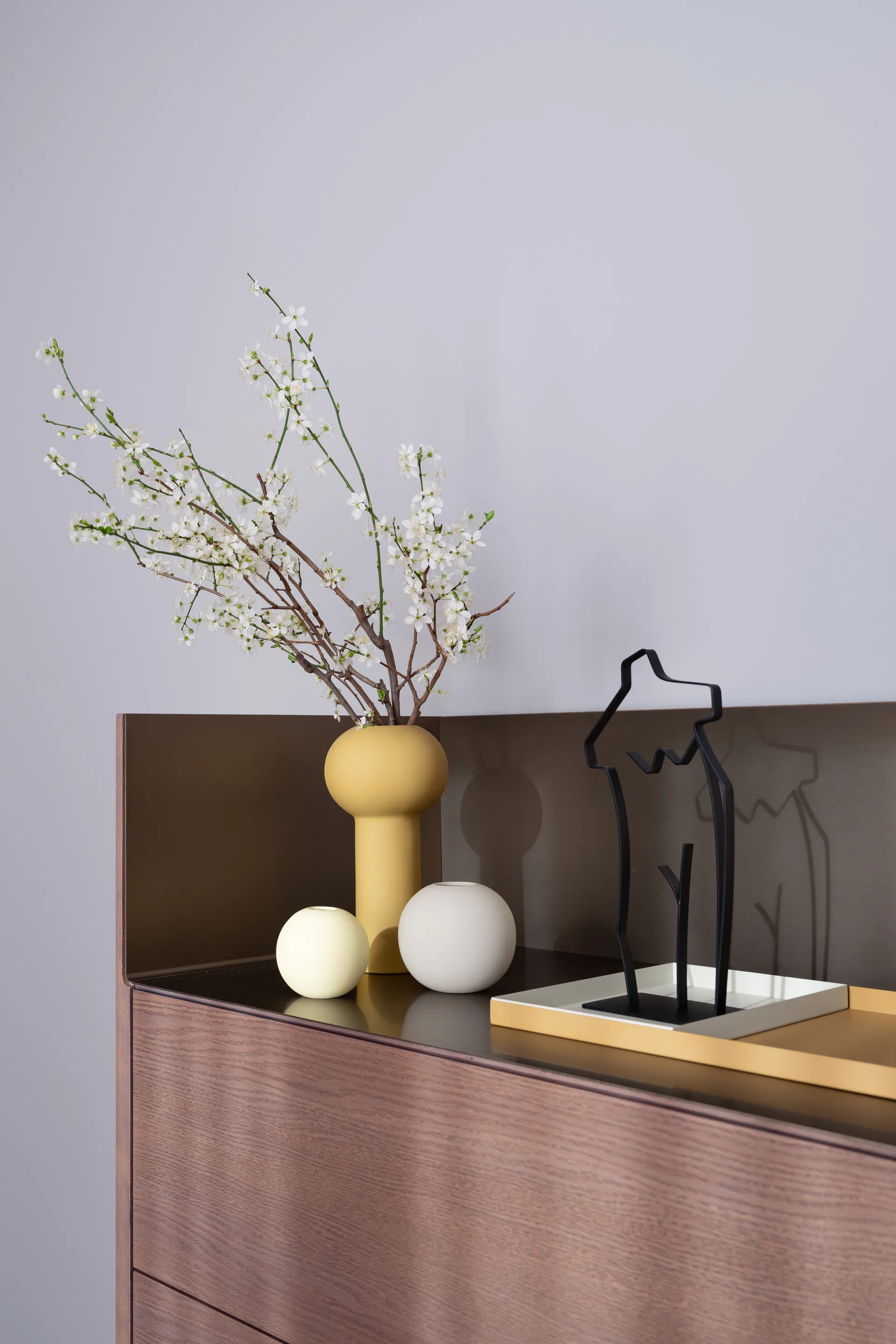 Ruth γλυπτό, μαύρο Cooee Design