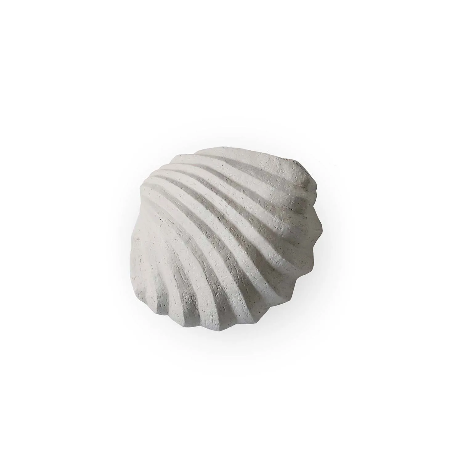 The Clam Shell γλυπτό 13 cm, Ασβεστόλιθος Cooee Design