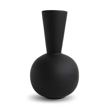 Trumpet βάζο 30 cm - Μαύρο - Cooee Design