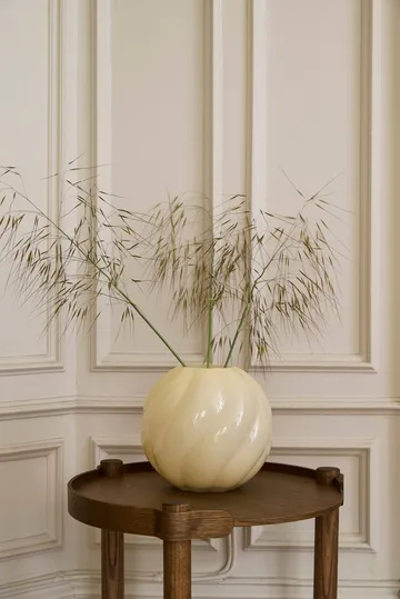 Twist ball βάζο 20 cm - Butter yellow - Cooee Design