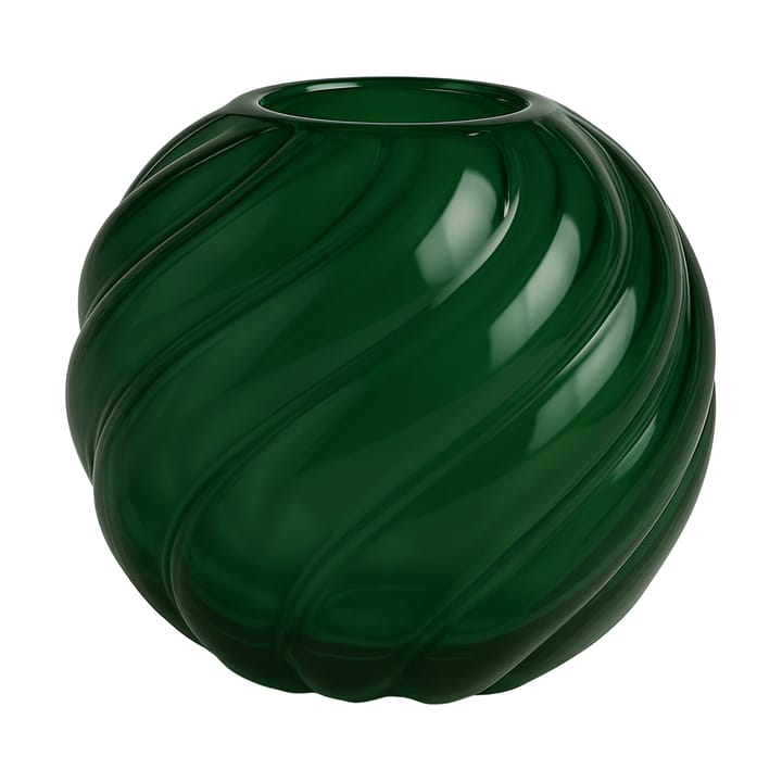 Twist ball βάζο Ø20x19 εκ. - Forest green - Cooee Design