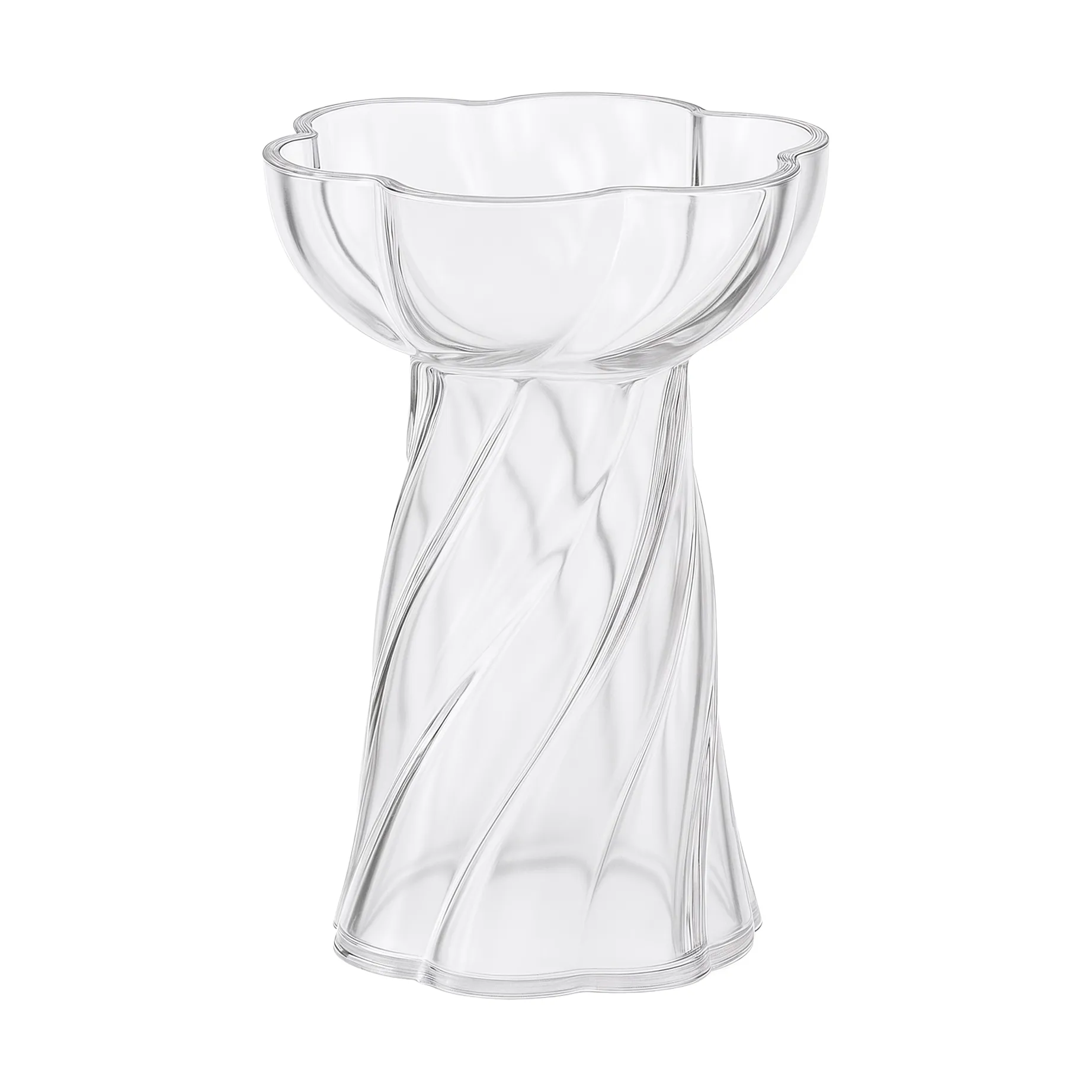 Twist bulb βάζο 16 εκ., Clear Cooee Design