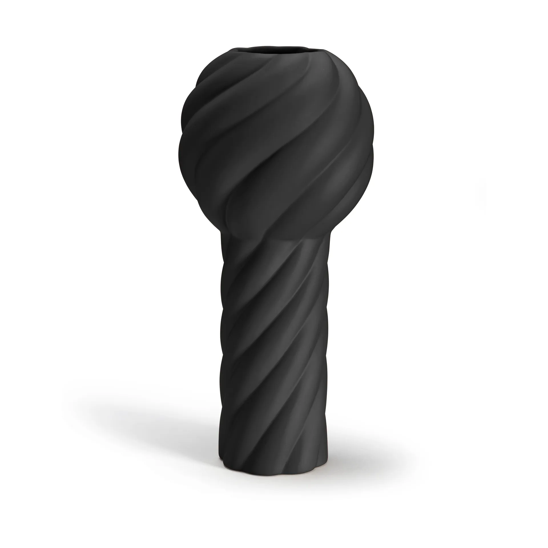 Twist pillar βάζο 34 cm, Black Cooee Design