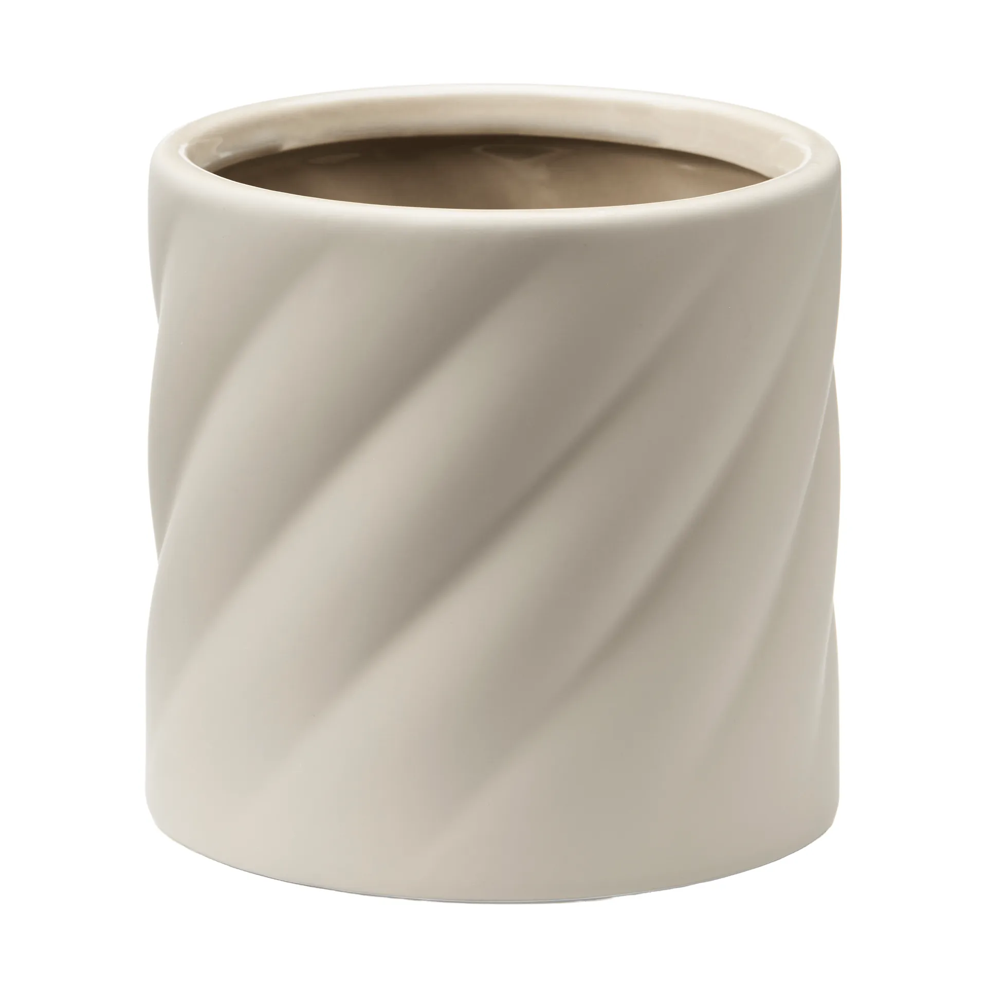 Twist γλάστρα, Sand, small Ø12 εκ. Cooee Design