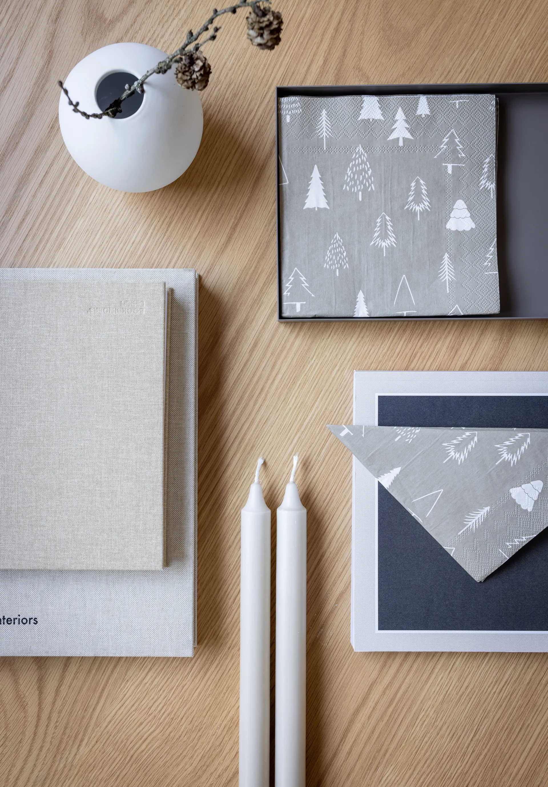 Χαρτοπετσέτα Woods 33x33 εκ. 20 τεμάχια, Sand-white Cooee Design