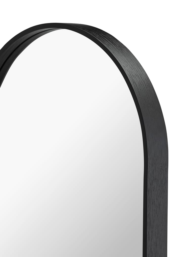 Καθρέφτης δαπέδου, Woody, 164,2x46x5 εκ - Μαύρη χρωματισμένη δρυς - Cooee Design