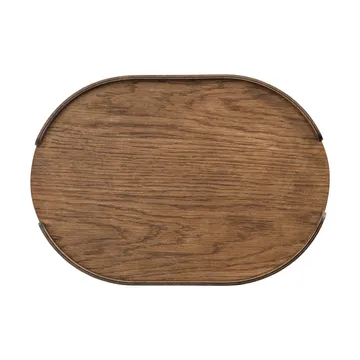 Woody δίσκος - Σκούρα βαμμένη δρυς, 28x40 εκ. - Cooee Design