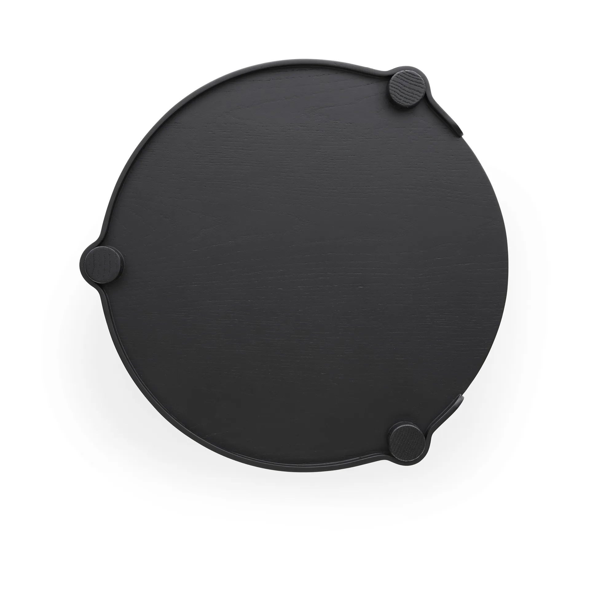 Woody τραπέζι Ø45 εκατοστά, Black stained oak Cooee Design