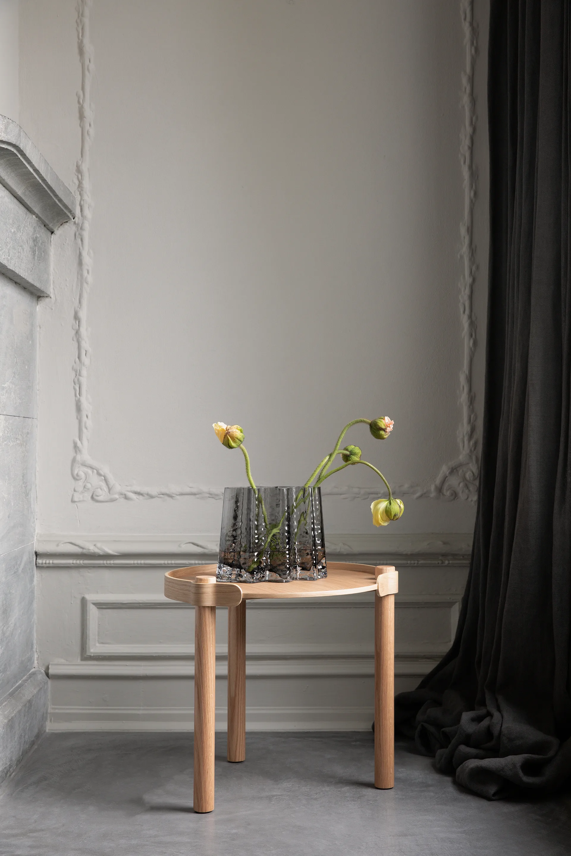 Woody τραπέζι Ø45 εκατοστά, Βελανιδιά Cooee Design