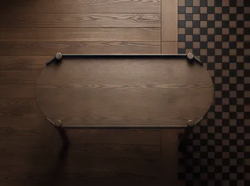 Woody τραπέζι 50x105 εκατοστά - Σκούρα βαμμένη δρυς - Cooee Design