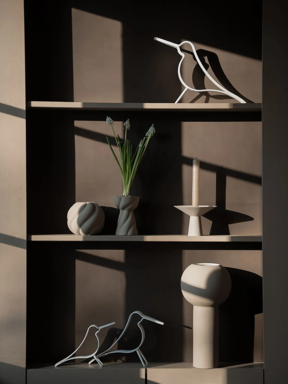 Woody Bird μεσαίο, White Cooee Design