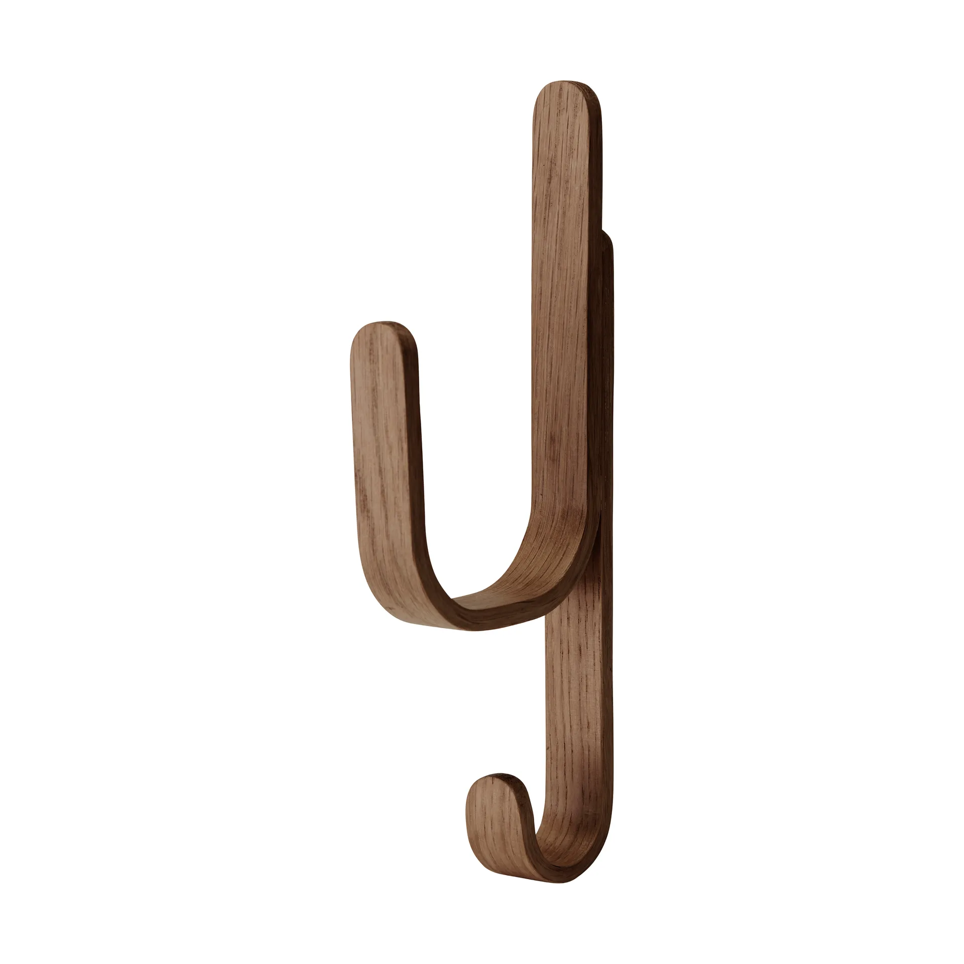 Woody hook One, Σκούρα βαμμένη δρυς Cooee Design