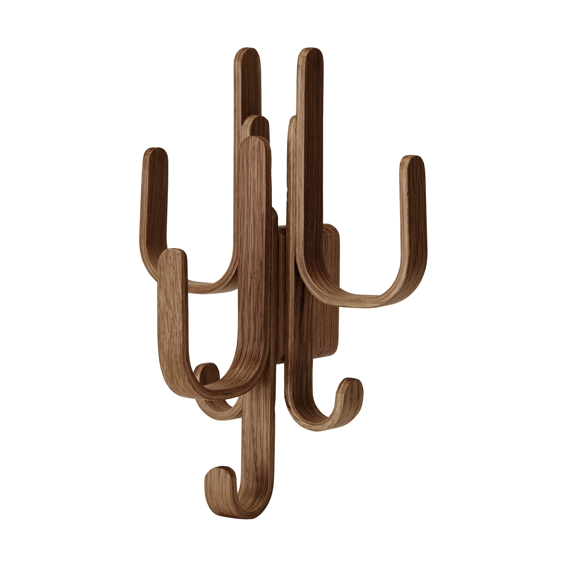 Woody hook Three, Σκούρα βαμμένη δρυς Cooee Design